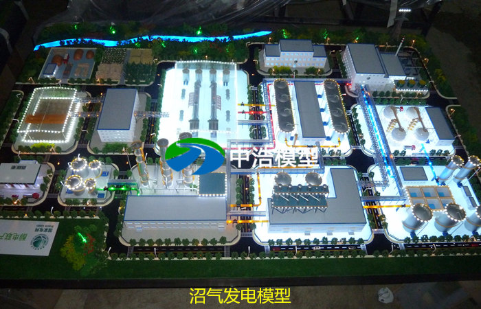沼氣發電模型
