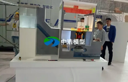 廣西大藤峽-軸流轉漿式水輪機發電模型